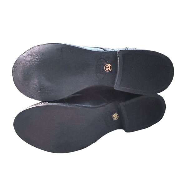 Steve Madden Troopa Black Leather Combat Boots Women Size 5.5 NWOB - Picture 8 of 10